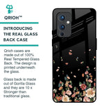 Floating Floral Print Glass Case for OnePlus 9