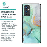 Green Marble Glass Case for OnePlus 9