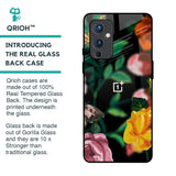 Flowers & Butterfly Glass Case for OnePlus 9