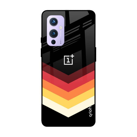 Abstract Arrow Pattern OnePlus 9 Glass Cases & Covers Online