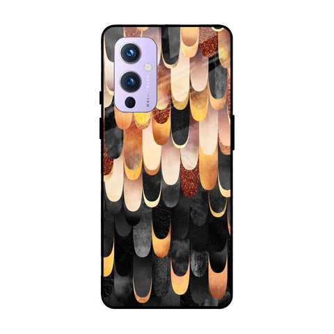 Bronze Abstract OnePlus 9 Glass Cases & Covers Online
