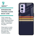 Tricolor Stripes Glass Case For OnePlus 9