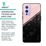 Marble Texture Pink Glass Case For OnePlus 9