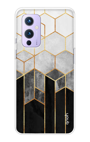 Hexagonal Pattern OnePlus 9 Back Cover