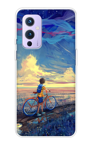 Riding Bicycle to Dreamland OnePlus 9 Back Cover