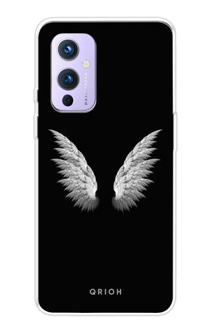 White Angel Wings OnePlus 9 Back Cover