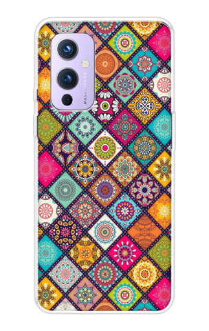 Multicolor Mandala OnePlus 9 Back Cover