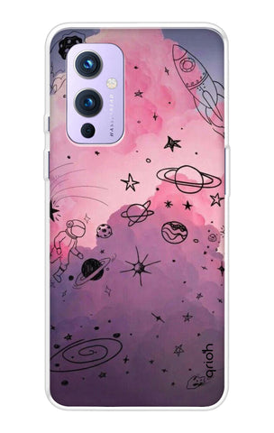 Space Doodles Art OnePlus 9 Back Cover