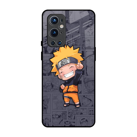 Orange Chubby OnePlus 9 Pro Glass Back Cover Online