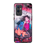 Radha Krishna Art OnePlus 9 Pro Glass Back Cover Online