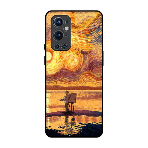 Sunset Vincent OnePlus 9 Pro Glass Back Cover Online