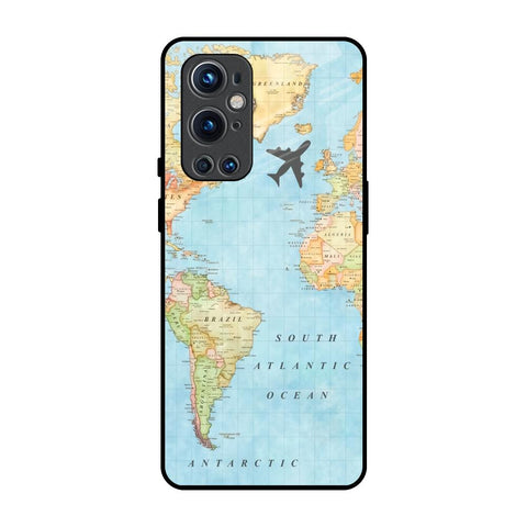 Travel Map OnePlus 9 Pro Glass Back Cover Online
