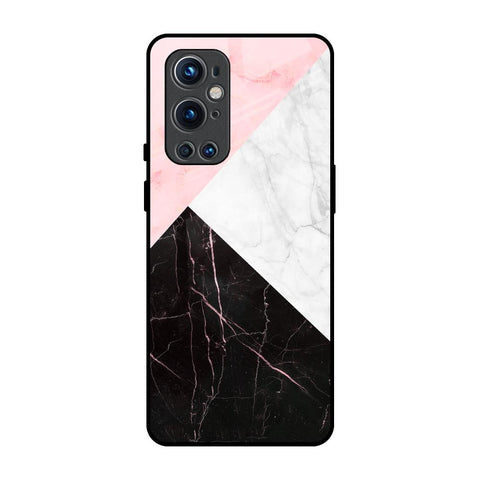 Marble Collage Art OnePlus 9 Pro Glass Back Cover Online
