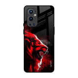 Red Angry Lion OnePlus 9 Pro Glass Back Cover Online
