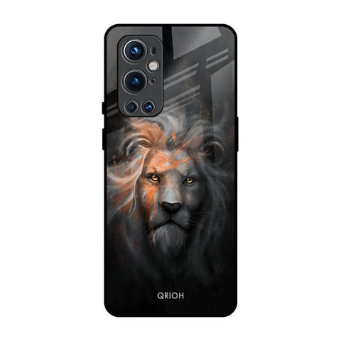 Devil Lion OnePlus 9 Pro Glass Back Cover Online