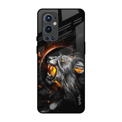 Aggressive Lion OnePlus 9 Pro Glass Back Cover Online