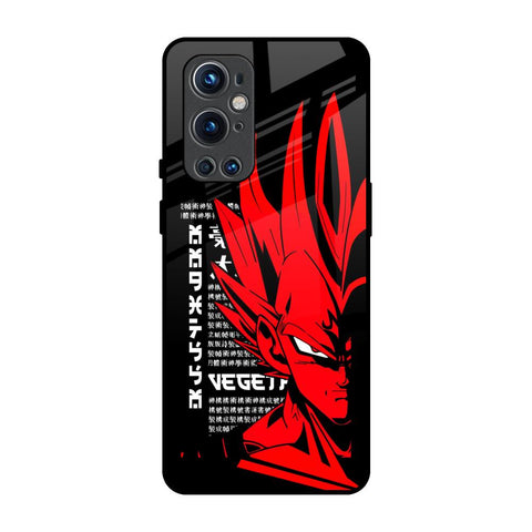 Red Vegeta OnePlus 9 Pro Glass Back Cover Online