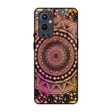 Floral Mandala OnePlus 9 Pro Glass Back Cover Online