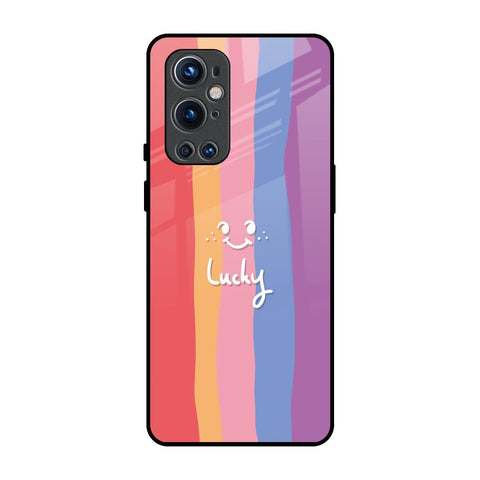 Lucky Abstract OnePlus 9 Pro Glass Back Cover Online