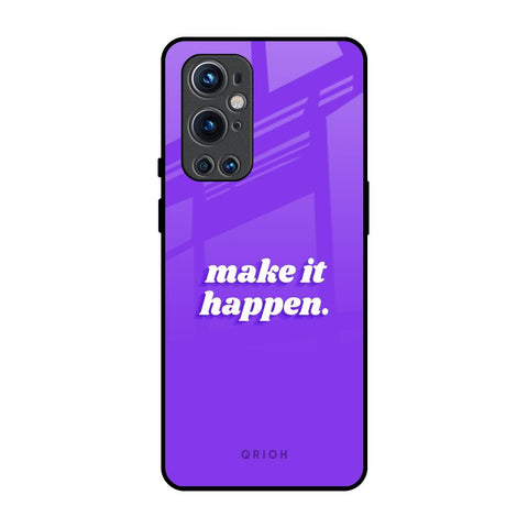 Make it Happen OnePlus 9 Pro Glass Back Cover Online