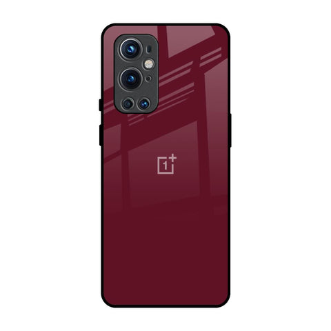 Classic Burgundy OnePlus 9 Pro Glass Back Cover Online