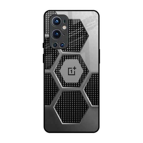 Hexagon Style OnePlus 9 Pro Glass Back Cover Online