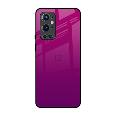 Magenta Gradient OnePlus 9 Pro Glass Back Cover Online