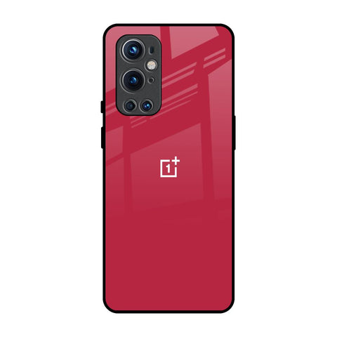 Solo Maroon OnePlus 9 Pro Glass Back Cover Online