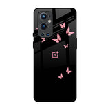Fly Butterfly OnePlus 9 Pro Glass Back Cover Online