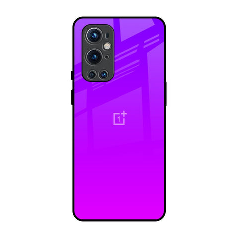 Purple Pink OnePlus 9 Pro Glass Back Cover Online
