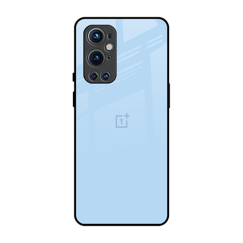 Pastel Sky Blue OnePlus 9 Pro Glass Back Cover Online