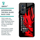 Red Vegeta Glass Case for OnePlus 9 Pro