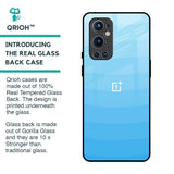 Wavy Blue Pattern Glass Case for OnePlus 9 Pro