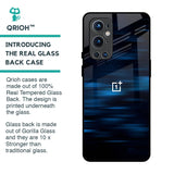 Blue Rough Abstract Glass Case for OnePlus 9 Pro