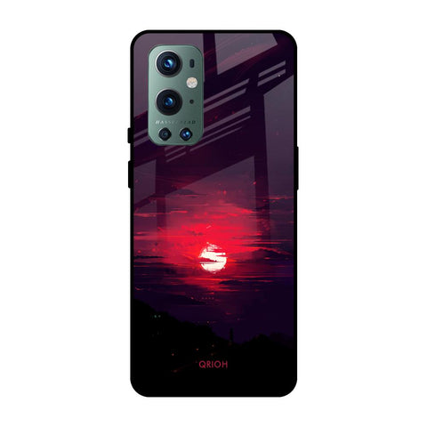 Morning Red Sky OnePlus 9 Pro Glass Cases & Covers Online
