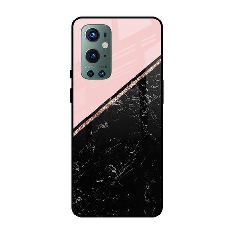 Marble Texture Pink OnePlus 9 Pro Glass Cases & Covers Online