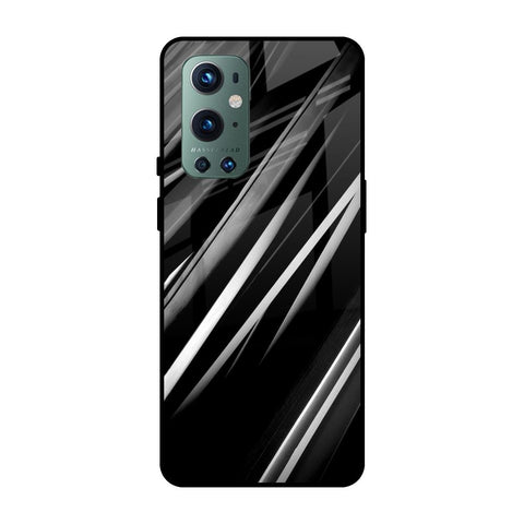 Black & Grey Gradient OnePlus 9 Pro Glass Cases & Covers Online