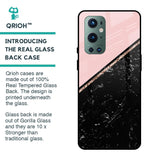 Marble Texture Pink Glass Case For OnePlus 9 Pro