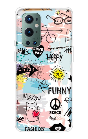 Happy Doodle OnePlus 9 Pro Back Cover