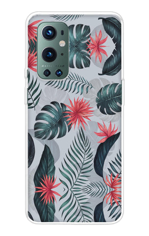 Retro Floral Leaf OnePlus 9 Pro Back Cover