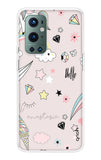 Unicorn Doodle OnePlus 9 Pro Back Cover