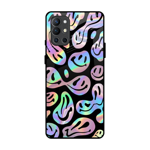 Acid Smile OnePlus 9R Glass Back Cover Online