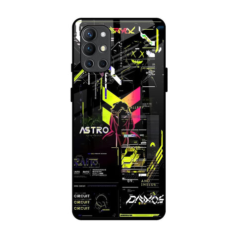 Astro Glitch OnePlus 9R Glass Back Cover Online