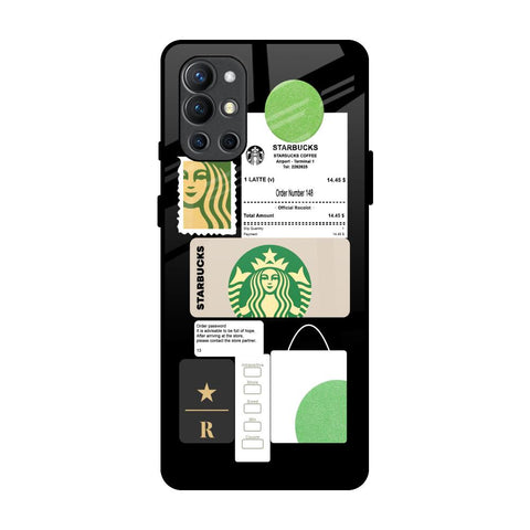 Coffee Latte OnePlus 9R Glass Back Cover Online