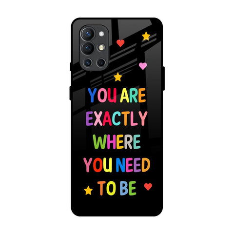 Magical Words OnePlus 9R Glass Back Cover Online