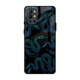 Serpentine OnePlus 9R Glass Back Cover Online
