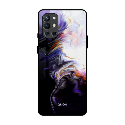 Enigma Smoke OnePlus 9R Glass Back Cover Online