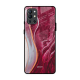 Crimson Ruby OnePlus 9R Glass Back Cover Online