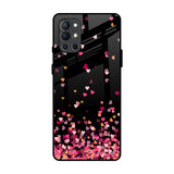 Heart Rain Fall OnePlus 9R Glass Back Cover Online