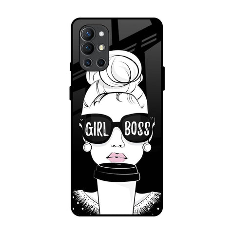 Girl Boss OnePlus 9R Glass Back Cover Online
